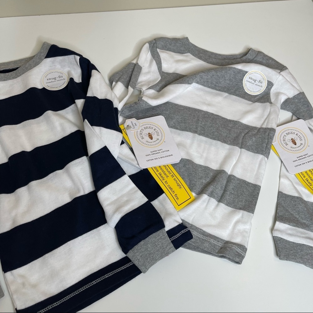 Burt’s bees boys long sleeve shirts